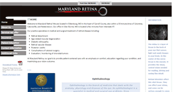 Desktop Screenshot of marylandretina.com